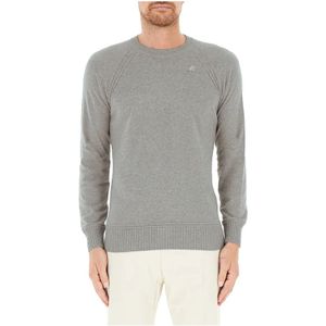 K-Way, Heren, Truien, Grijs, Maat: M Wol,