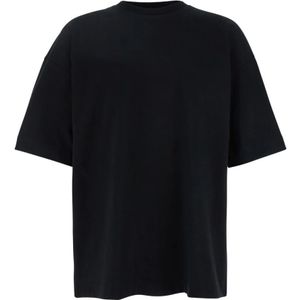 Juun.J, Heren, Tops, Zwart, Maat: S Katoen,