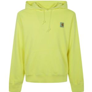 Carhartt Wip, Heren, Sweatshirts & Hoodies, Geel, Maat: L
