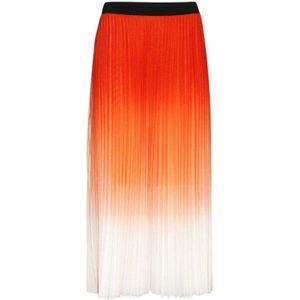 Karl Lagerfeld, Dames, Rokken, Rood, Maat: M Poliester,