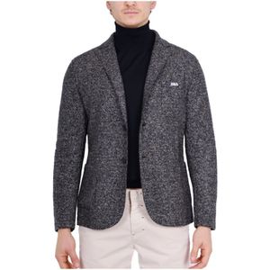 Bob, Heren, Jassen, Grijs, Maat: XL Zijde,