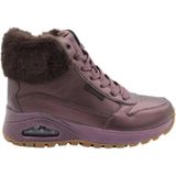 SKECHERS - UNO RUGGED - Veterlaarsjes - Aubergine
