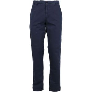 Aspesi, Heren, Broeken, Blauw, Maat: XS Gabardine,