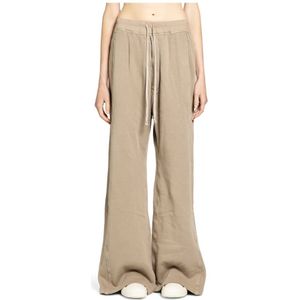 Rick Owens, Dames, Broeken, Beige, Maat: XS Katoen,