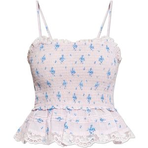 Loveshackfancy, Dames, Tops, Paars, Maat: S Katoen,