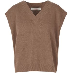 Jucca, Dames, Truien, Bruin, Maat: M Wol,
