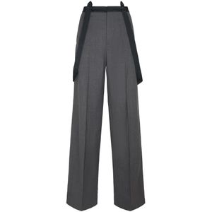 Dondup, Dames, Broeken, Grijs, Maat: S