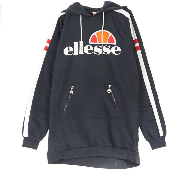 Ellesse - Navy Hoodie - Dames - Blauw - Katoen