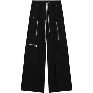 Rick Owens, Heren, Broeken, Zwart, Maat: L