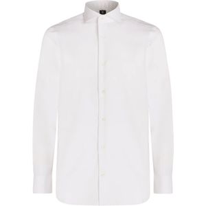 Boggi Milano, Heren, Overhemden, Wit, Maat: XS Katoen,