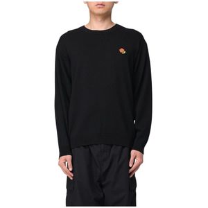 Kenzo, Dames, Truien, Zwart, Maat: S Wol,