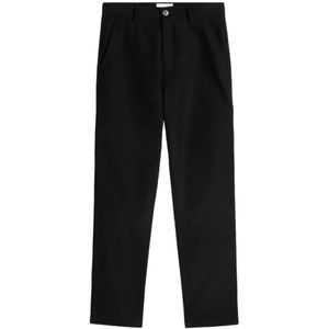 Ami Paris, Heren, Broeken, Zwart, Maat: S Katoen,