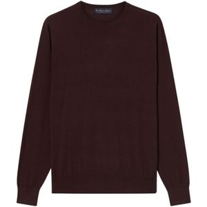 Brooks Brothers, Heren, Truien, Bruin, Maat: 2XL Wol,