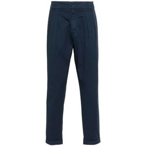 Dondup, Heren, Broeken, Blauw, Maat: W32 Katoen,