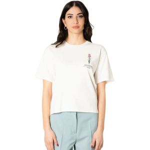 Weekend Max Mara, Dames, Tops, Wit, Maat: L Katoen,