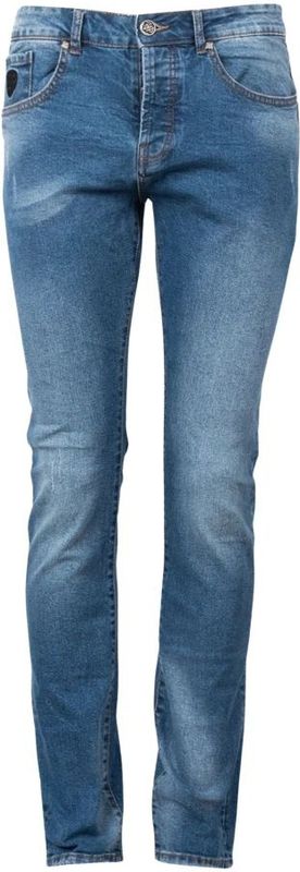 John Richmond - Slim Fit Denim Jeans - Blauw - Heren