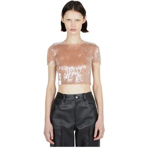 Alexander Wang, Dames, Tops, Beige, Maat: L