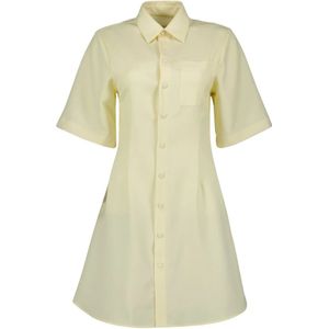 Ami Paris, Dames, Jurken, Geel, Maat: XS Wol,