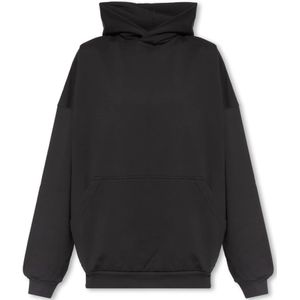 Balenciaga, Dames, Sweatshirts & Hoodies, Zwart, Maat: S Katoen,