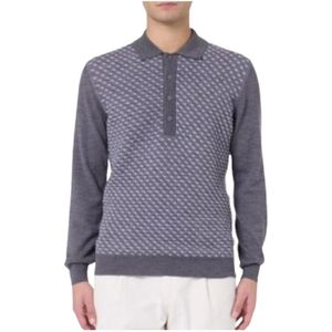 Paolo Pecora, Heren, Truien, Grijs, Maat: M