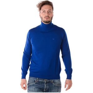 Emporio Armani, Heren, Truien, Blauw, Maat: S