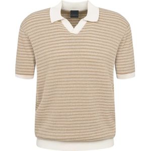 Bugatti, Heren, Tops, Beige, Maat: 2XL Katoen,