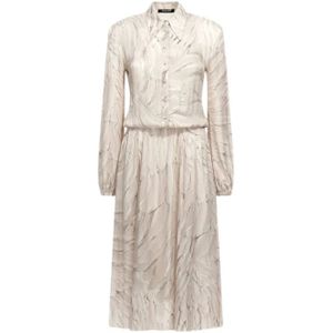 Roberto Cavalli, Dames, Jurken, Wit, Maat: XS Viscose,