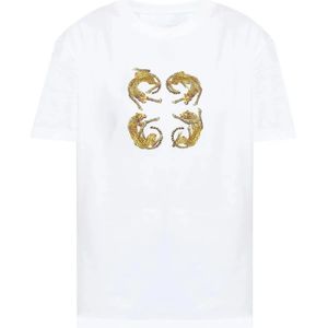 Givenchy, Dames, Tops, Wit, Maat: L Katoen,