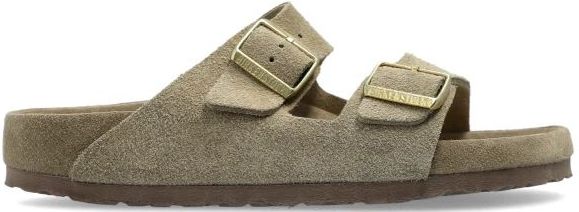 Birkenstock, Dames, Schoenen, Beige, Maat: 37 EU Suède,
