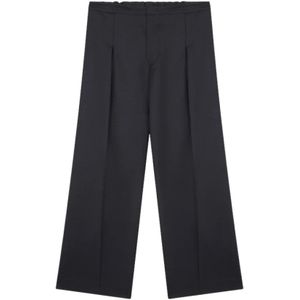 Dondup, Dames, Broeken, Blauw, Maat: 2XS Wol,