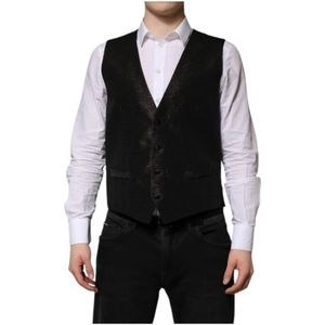 Dolce & Gabbana - Kostuum - Donkerbruin - Formeel Vest