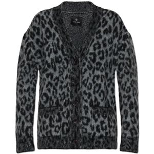 Anine Bing, Dames, Truien, Grijs, Maat: XS Polyamide,