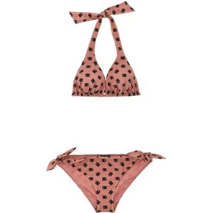Dolce & Gabbana, Dames, Badkleding, Roze, Maat: S Tweed,