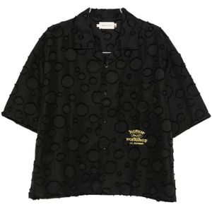 Honor The Gift, Heren, Overhemden, Zwart, Maat: XL Poliester,