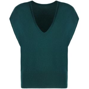 Malo, Dames, Truien, Groen, Maat: S Kasjmier,