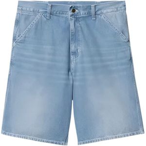 Carhartt Wip, Heren, Korte broeken, Blauw, Maat: W36 Katoen,