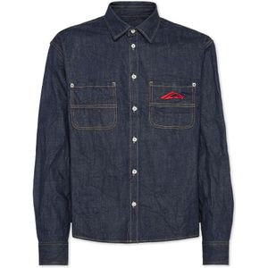 Dsquared2, Heren, Overhemden, Blauw, Maat: M