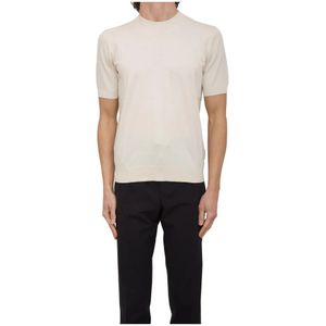 Paolo Pecora, Heren, Truien, Beige, Maat: XL Katoen,