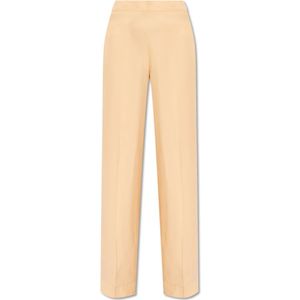 Jil Sander, Dames, Broeken, Beige, Maat: XS