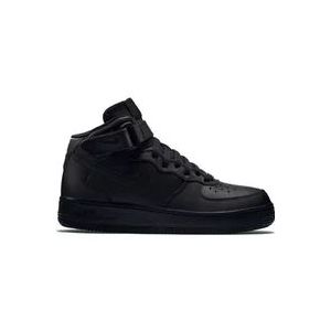 Nike Leren Heren Sneakers , Black , Heren , Maat: 46 EU