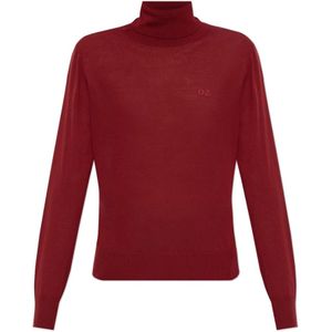 Dsquared2, Dames, Truien, Rood, Maat: M Wol,