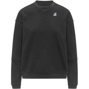 K-Way, Dames, Sweatshirts & Hoodies, Zwart, Maat: S Fleece,