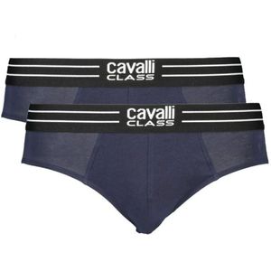 Cavalli Class, Heren, Ondergoed, Blauw, Maat: S Katoen,