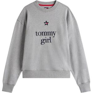 Tommy Jeans Sweatshirt  marine / grijs gemêleerd / rood / wit