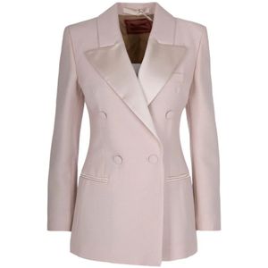 Marella, Dames, Jassen, Beige, Maat: S Wol,