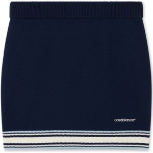 Casablanca, Dames, Rokken, Blauw, Maat: M Wol,