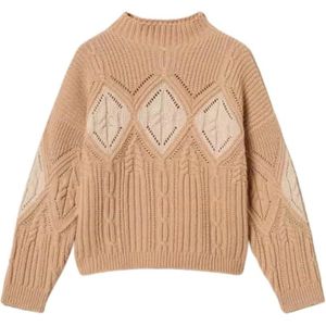 Twinset, Dames, Truien, Roze, Maat: M Wol,