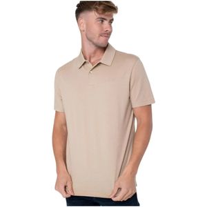 Guess, Heren, Tops, Beige, Maat: S Katoen,