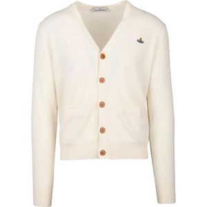 Vivienne Westwood, Heren, Truien, Beige, Maat: M Kasjmier,