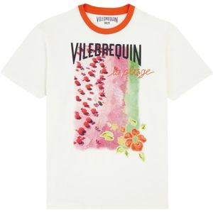 Vilebrequin, Heren, Tops, Wit, Maat: L Katoen,